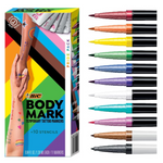 BIC 11-Count Temporary Tattoo Markers w/ 10 Stencils