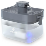 ELS Pet USB Ultra-Quiet Translucent 1.5L Automatic Cat Water Fountain