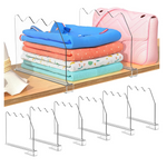 6 Acrylic Clear Shelf Dividers