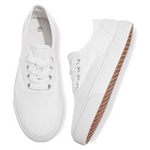 Women's Walking Running Low Cut Canvas Sneakers