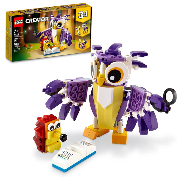 LEGO Creator 3-in-1 Fantasy Forest Creatures 31125 Building Kit