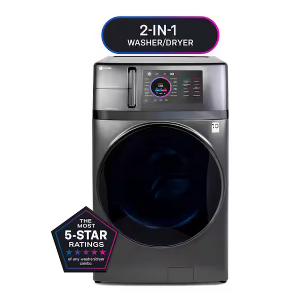 GE Profile 4.8 cu. ft. Smart UltraFast Electric Washer & Dryer Combo