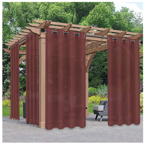 PureFit Fade Resistant Outside Voile Curtains (54" x 84")