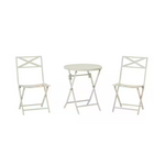 StyleWell 3-Piece Folding Steel Slat Outdoor Bistro Set