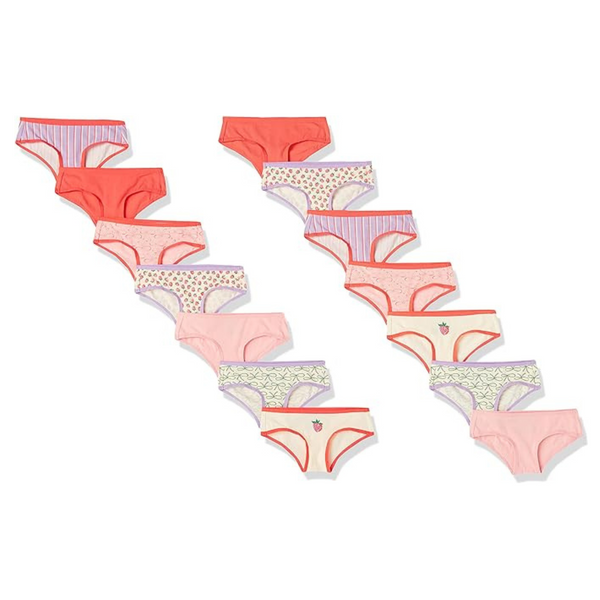 14-Pack Amazon Essentials Girls' Hipster Underwear
