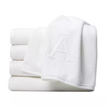 Matouk Monogrammed Letter Auberge Fingertip Towel