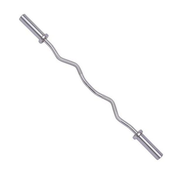 48" BalanceFrom Olympic Super Curl Barbell