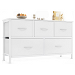 OLIXIS 5 Organizer Closet Fabric Cabinet Dresser Storage