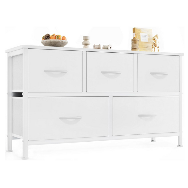 OLIXIS 5 Organizer Closet Fabric Cabinet Dresser Storage