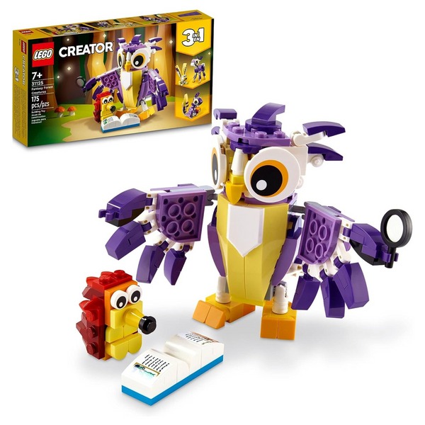 3-In-1 Fantasy Forest Creatures Building Set