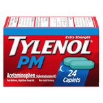 24-Count Tylenol PM Extra Strength Pain Reliever & Sleep Aid Caplets