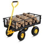 Vevor Heavy Duty 500 lbs Capacity Steel Garden Cart
