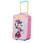 AMERICAN TOURISTER Kids' Disney Softside 18-Inch Carry-On Luggage, Minnie