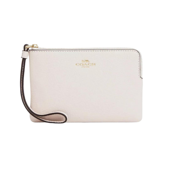 Coach Corner Zip Wristlet