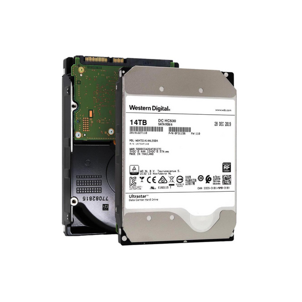 14TB WD Ultrastar DC HC530 SATA 6G 3.5" 7200 RPM Enterprise Hard Drive