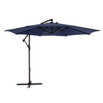 Justlet 10ft Outdoor Hanging Offset Cantilever Umbrella