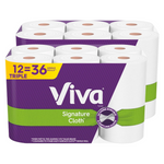 12-Count Viva Signature Cloth Triple Roll Paper Towels (141 Sheets/Roll)