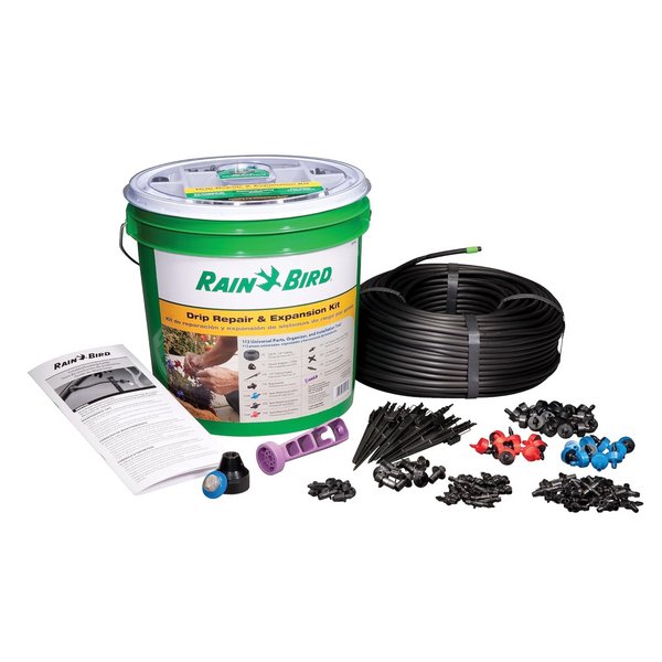 Rain Bird Drip Irrigation Repair and Expansion Kit Bucket