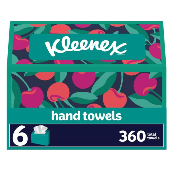 6 Boxes Of Kleenex Disposable Paper Hand Towels