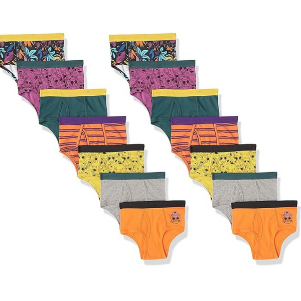 14-Pack Boys' Cotton Briefs Underwear