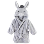 Hudson Baby Unisex Baby Plush Animal Face Bathrobe