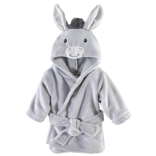 Hudson Baby Unisex Baby Plush Animal Face Bathrobe