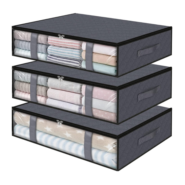 3-Pack Under Bed Storage Bins