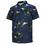 Corna Men's Short Sleeve Polo Prints Shirts