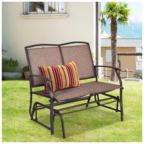 9 Gries Outdoor Steel Patio Rocking Chair