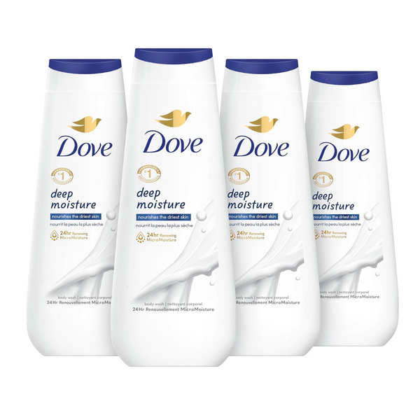 4-Count 20-Oz Dove Deep Moisture Body Wash