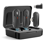 2-Pack Wireless Clip Microphone For Phone