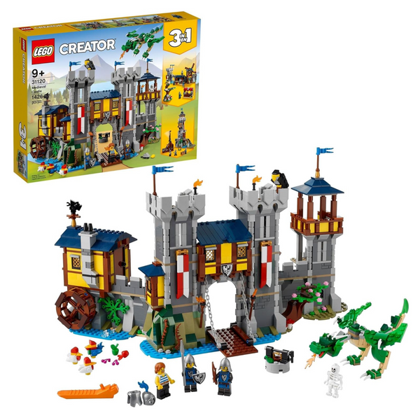 1426-Piece LEGO Creator 3-in-1 Medieval Castle Building Set