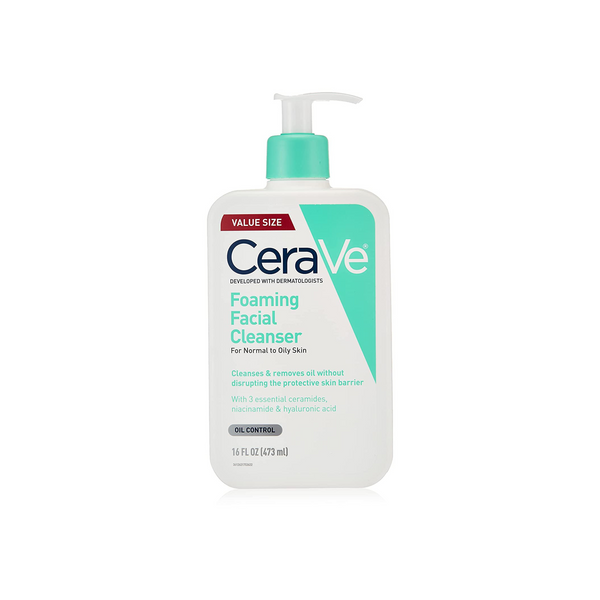 CeraVe Foaming Facial Daily Face Wash Cleanser