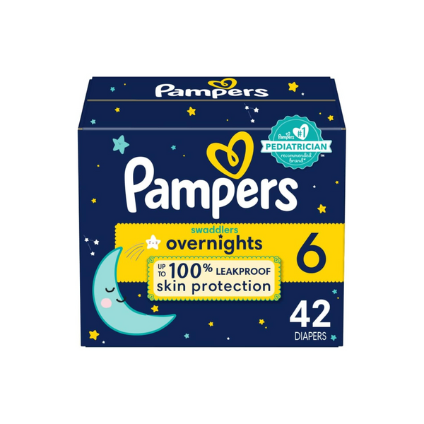 Ahorre 50% en pañales Pampers Swaddlers Overnight