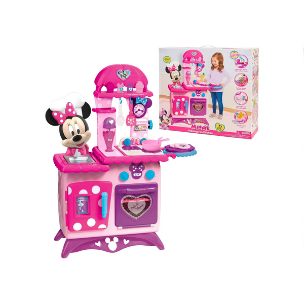 Disney Junior Minnie Mouse Flipping Fun Pretend Play Kitchen Set