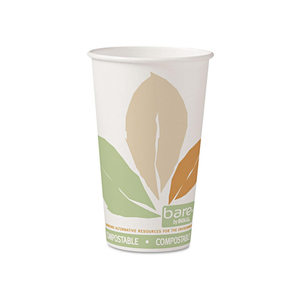 1,000 Pack Of SOLO 16oz Paper Hot Cups