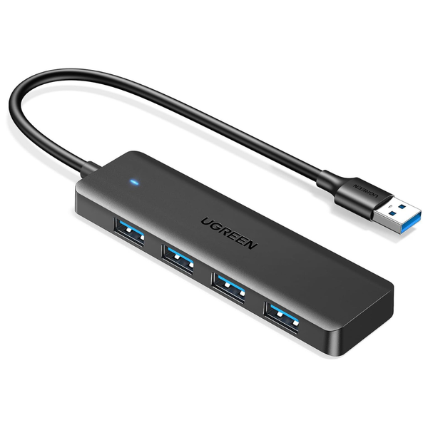 UGREEN 4-Ports USB-A Ultra-Slim USB 3.0 Hub Expander (0.5ft)