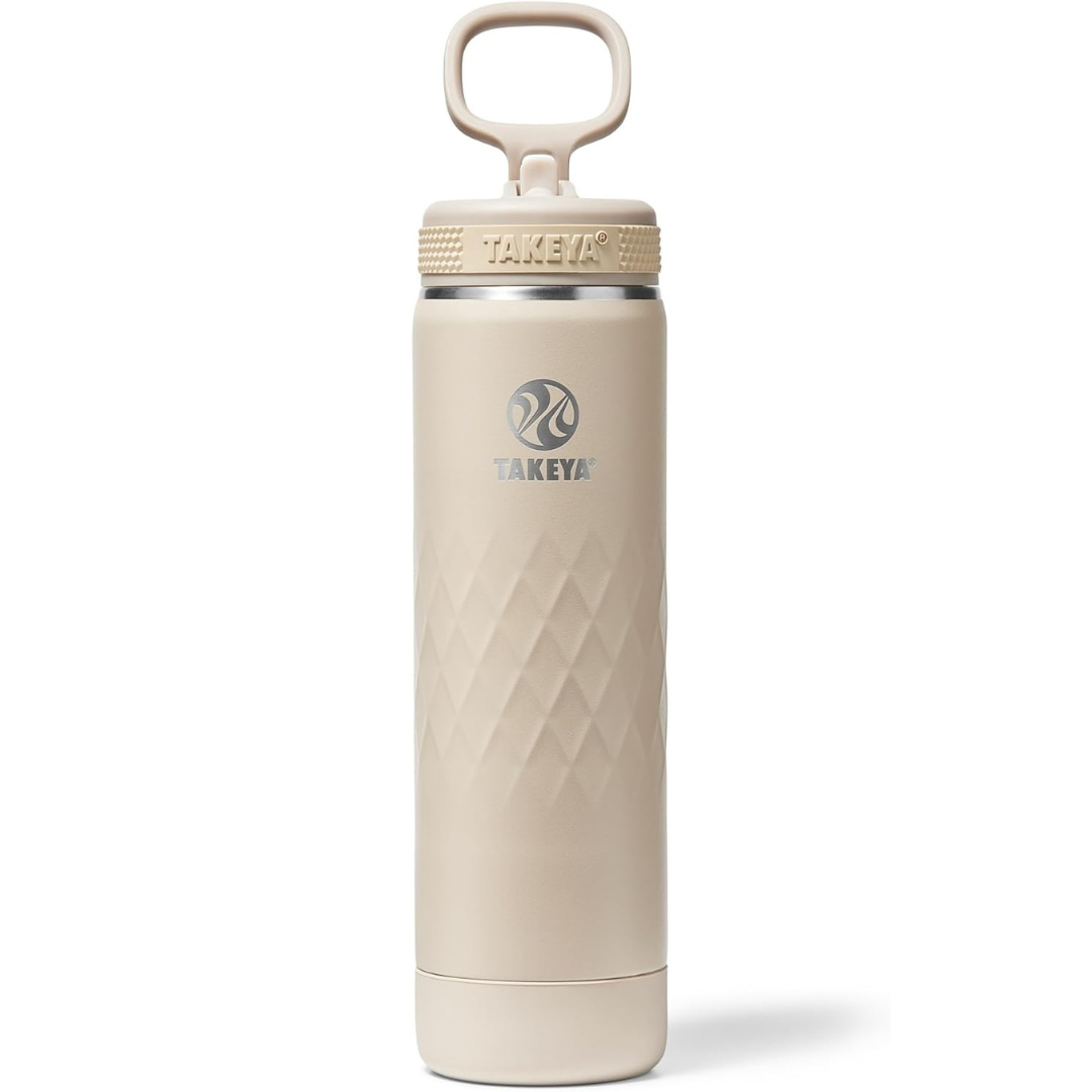 22 oz Takeya Sport Triple-Insulated Stainless Steel Water Bottle