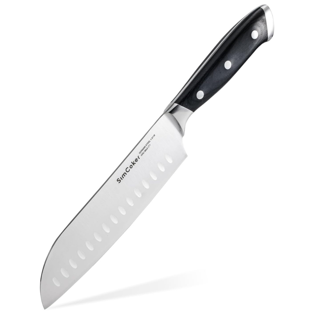 SimCoker 7" Professional Chopping Santoku Blade