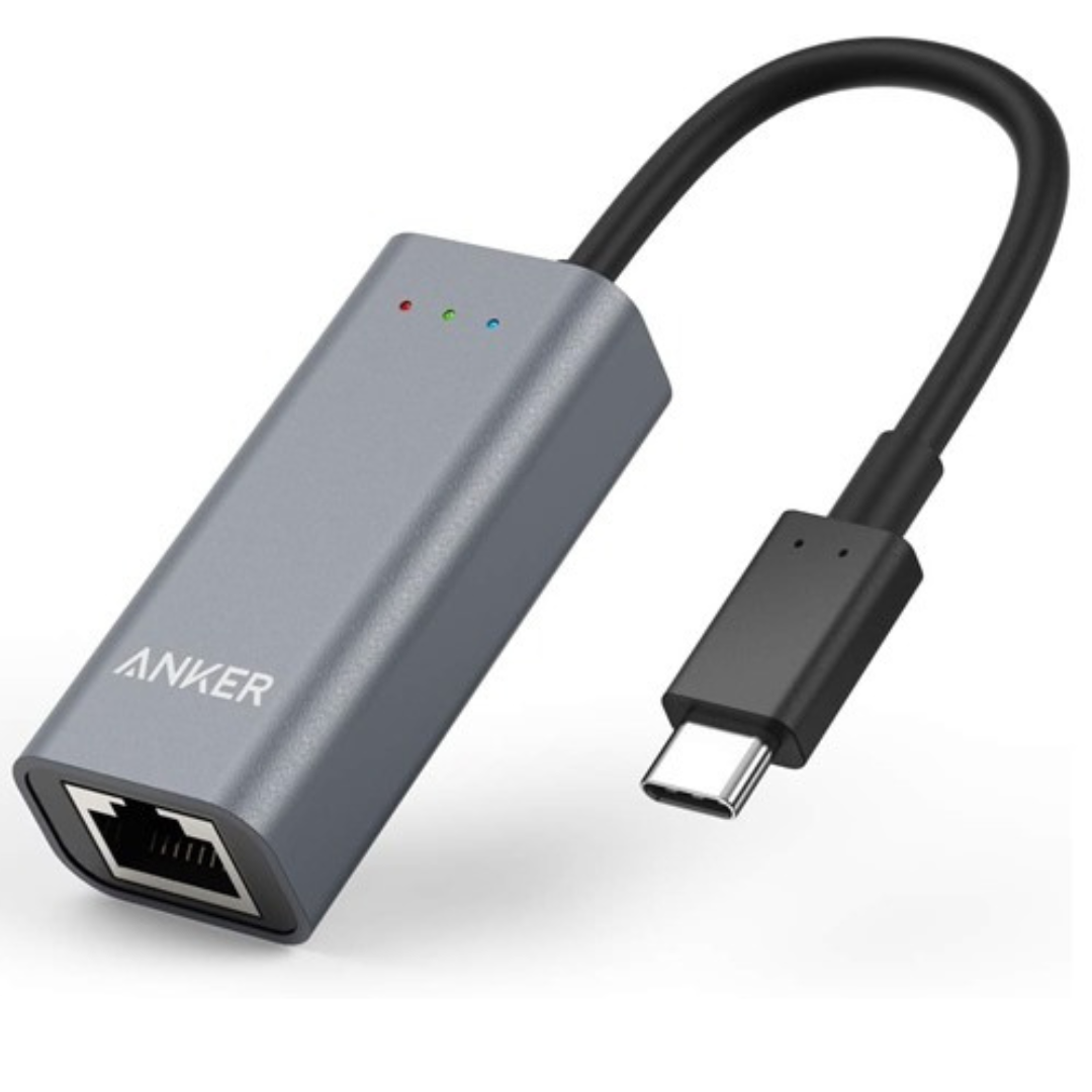Anker Portable 1-Gigabit Network USB C to Ethernet Adapter