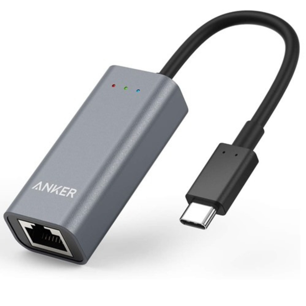 Anker Portable 1-Gigabit Network USB C to Ethernet Adapter