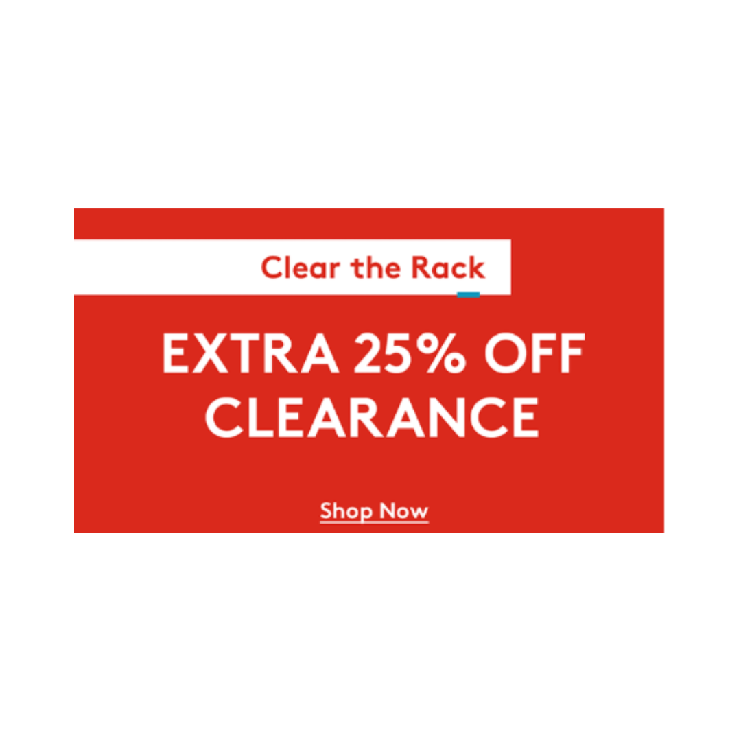 Extra 25% off Clearance Items from Nordstrom Rack