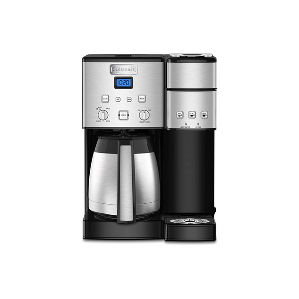Cafetera térmica Cuisinart de 10 tazas y cafetera monodosis