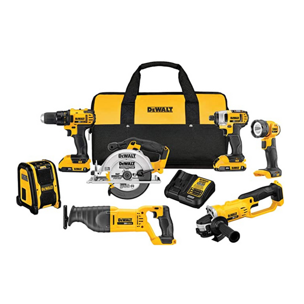 DEWALT 20V MAX Combo Kit, Compact 7-Tool