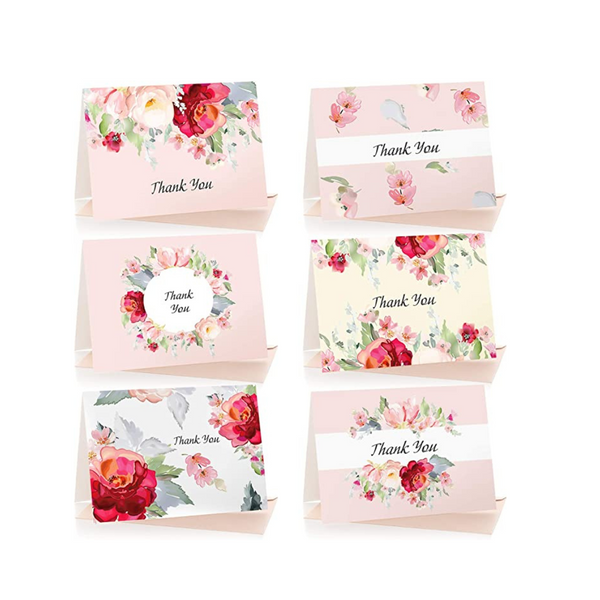 Bilinny 100 Pack of Extra Thick Thank You Cards With Envelopes
