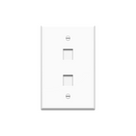 Legrand - On-Q 2 Port Contractor Oversized Wall Plate (Pack of 10), White
