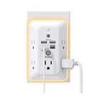 Surge Protector, Outlet Extender with Night Light