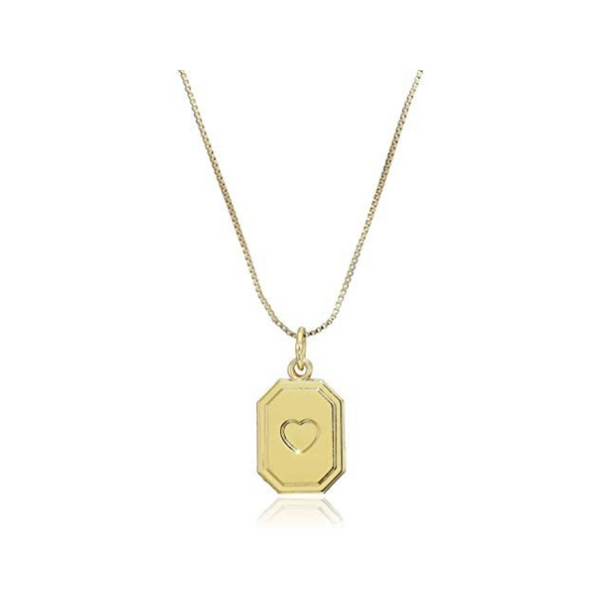Alex &amp; Ani Collar ajustable con colgante de corazón de mujer