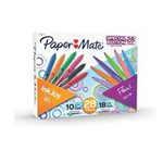 Paper Mate Pens Variety Pack (10 InkJoy Retractable Gel Pens & Flair Felt Tip Pens)