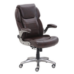 AmazonCommercial Ergonomic High-Back Bonded Leather Executive Chair